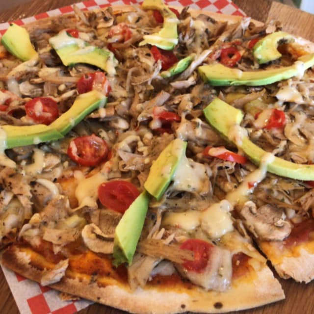 Photo of the dish “Chickless Mushroom And Mayo Pizza”