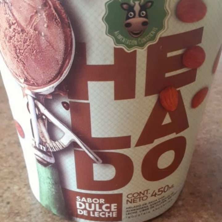 photo of Felices Las Vacas Helado de Agua sabor Dulce de Leche shared by @miguelveg80 on  16 Oct 2020 - review