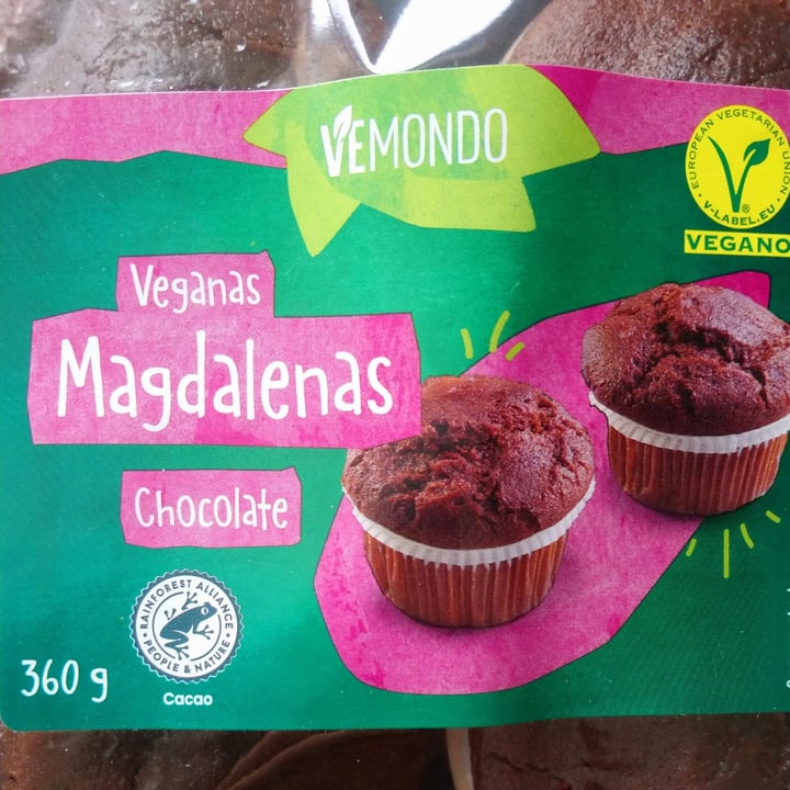 photo of Vemondo Magdalenas chocolate shared by @veg-ana on  07 May 2022 - review