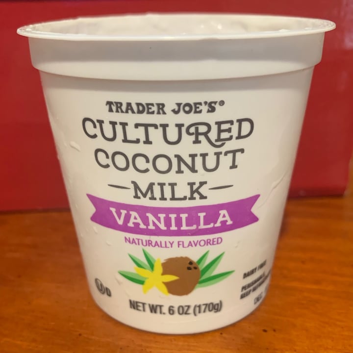 photo of Trader Joe's Cultured Coconut Milk Vanilla shared by @bananarosie on  15 Nov 2020 - review