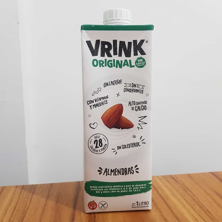 photo of Vrink Vrink Original de Almendras Sin Azúcar shared by @sofiamorbiducci on  20 Sep 2021 - review
