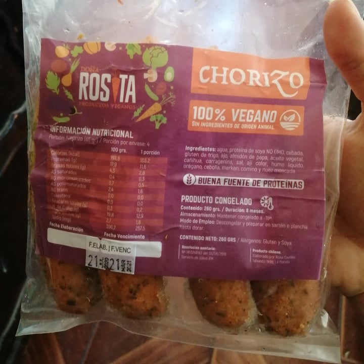photo of Doña Rosita Chorizo shared by @pcgm on  19 Sep 2020 - review