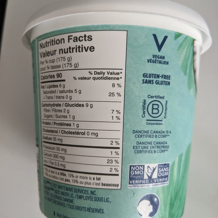 photo of Silk Coconut Yogurt shared by @chickpea80 on  06 Mar 2022 - review