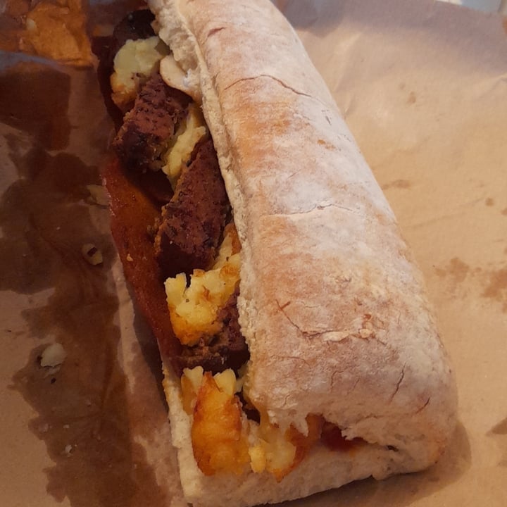 photo of Vegan Sandwich Co Breakfast Roll shared by @venerableveganvirtue on  26 Jun 2022 - review
