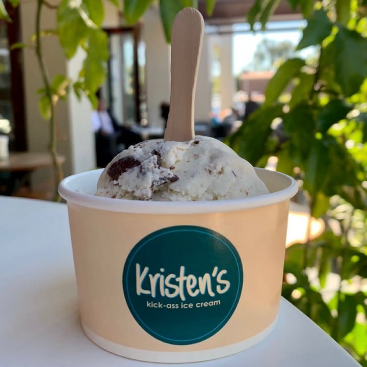 photo of Kristen's Kick-Ass Ice Cream Newlands Vegan Banana & Nutella Ice Cream shared by @ctveganreviews on  05 Aug 2021 - review