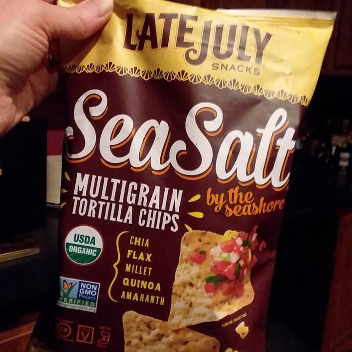 photo of Late July Snacks Sea salt multigrain tortilla chips shared by @trix2020 on  31 Dec 2020 - review
