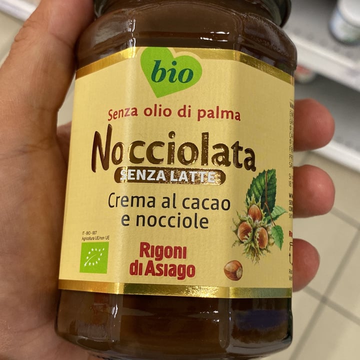 photo of Rigoni di Asiago Nocciolata Dairy Free Hazelnut Spread with Cocoa shared by @tib on  16 Aug 2022 - review