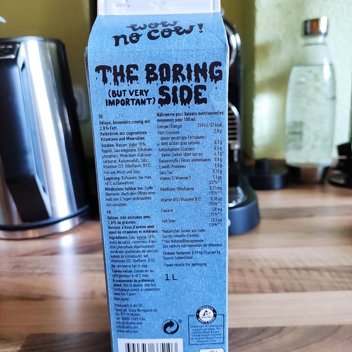 photo of Oatly Bebida de avena monodosis shared by @veganzelle on  18 Feb 2022 - review