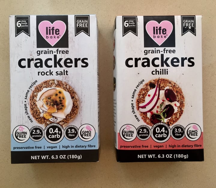 photo of Life bake Grain free crackers - chilli shared by @chantelle on  04 Jul 2019 - review