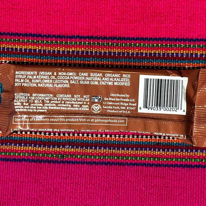 photo of Go Max Go Foods Buccaneer™ Candy Bar shared by @berryveganplanet on  10 Dec 2022 - review