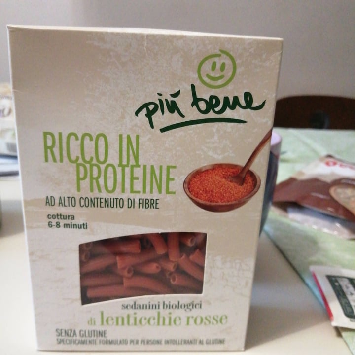 review photo of Piú bene Sedanini Biologici Di Lenticchie Rosse shared by @taniabisou on 12 Apr 2021 - review