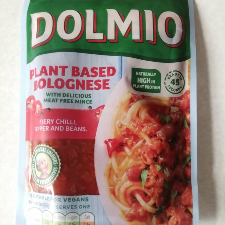 photo of Dolmio Plant Based Bolognese shared by @kirstyj37 on  06 Oct 2020 - review