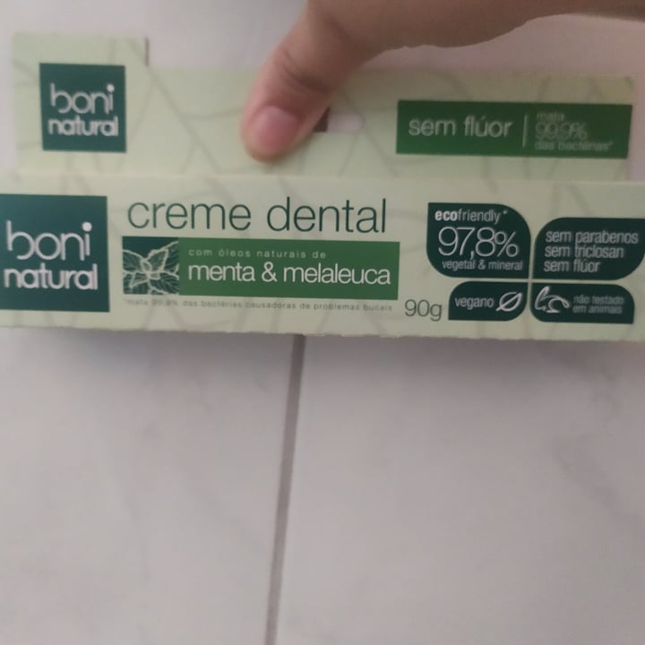 photo of Boni natural Creme Dental shared by @naipalumbo on  16 Apr 2022 - review