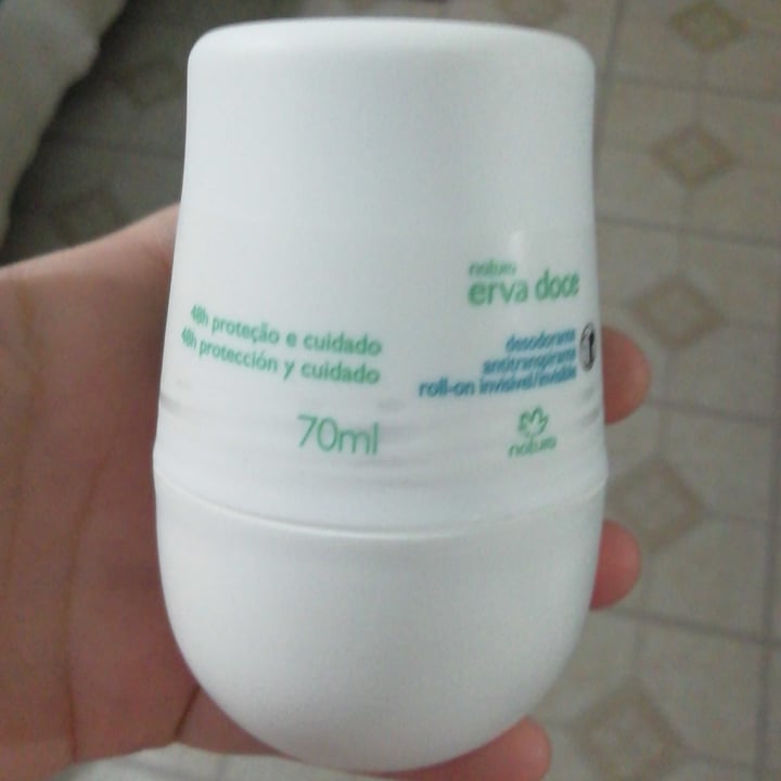 review photo of Natura Desodorante Antitranspirante Roll-on Erva Doce shared by @vatiwivegana on 26 Oct 2020 - review