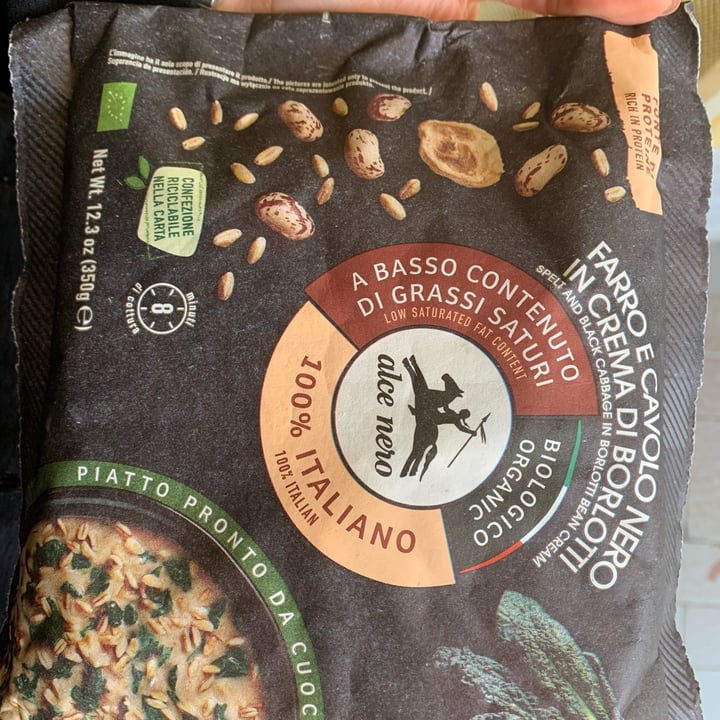 review photo of Alce Nero Zuppa Farro E Cavolo Nero In Crema Di Borlotti shared by @fabi23 on 14 Mar 2022 - review