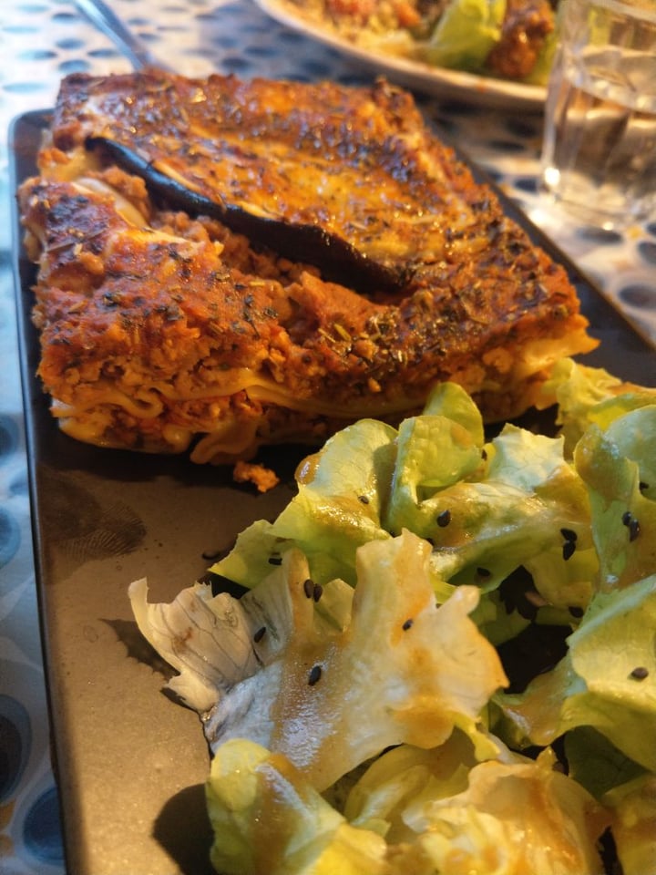 review photo of La Cabane en Ville Lasagnes bolognaise et aubergine 🍆 shared by @virgileweb on 19 Aug 2019 - review