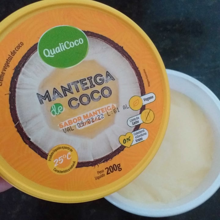 photo of Qualicoco Manteiga de coco com sal shared by @cristianechasin on  11 Aug 2021 - review