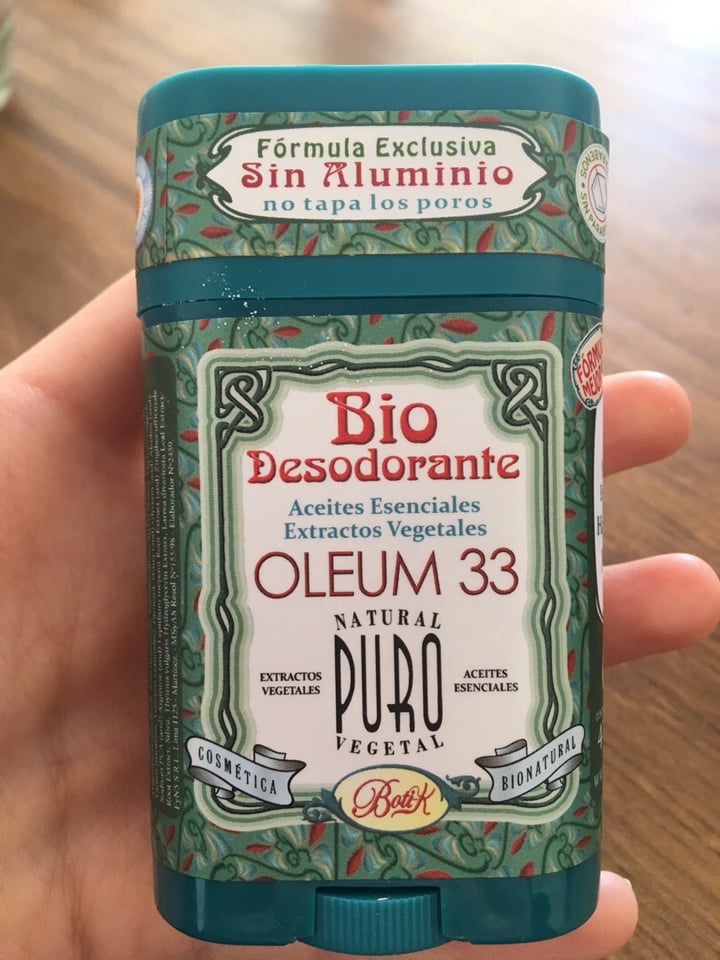 photo of Boti-K Bio Desodorante Oleum 33 shared by @luisinamagnin on  01 Aug 2019 - review