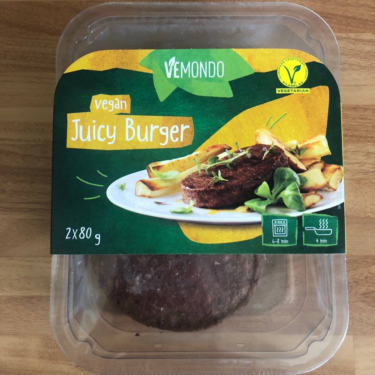 Vegan juicy burger from Vemondo - Vegan Product Reviews & Ratings ...