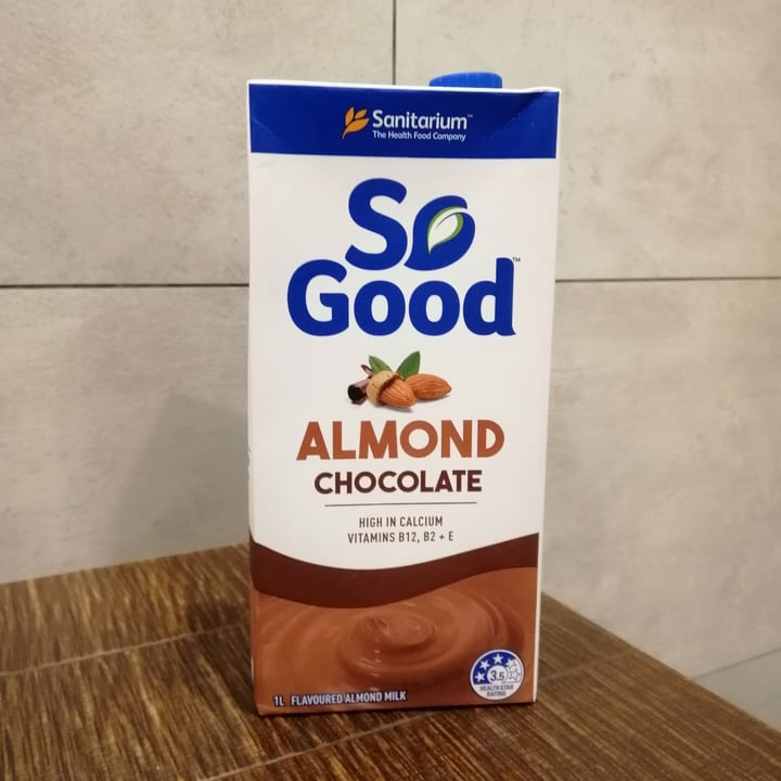 photo of Sanitarium So good almond chocolate milk shared by @moralcompassion4all on  09 Nov 2020 - review