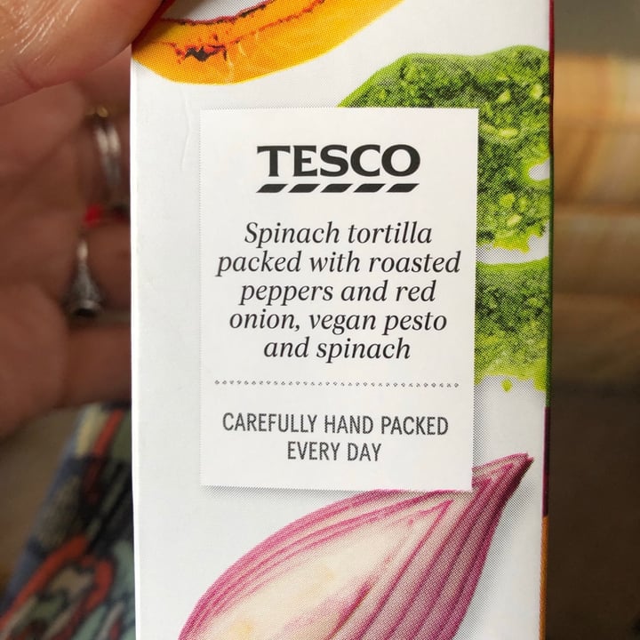 photo of Tesco Plant chef roast vegetable wrap shared by @southernveganupnorth on  23 Sep 2020 - review