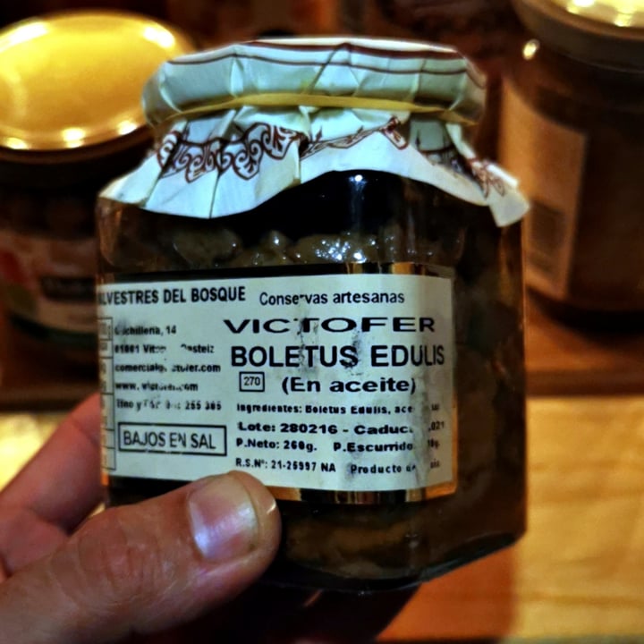 review photo of Conservas Victofer Boletus Edulis En Aceite shared by @elguillotinador on 22 Jul 2021 - review