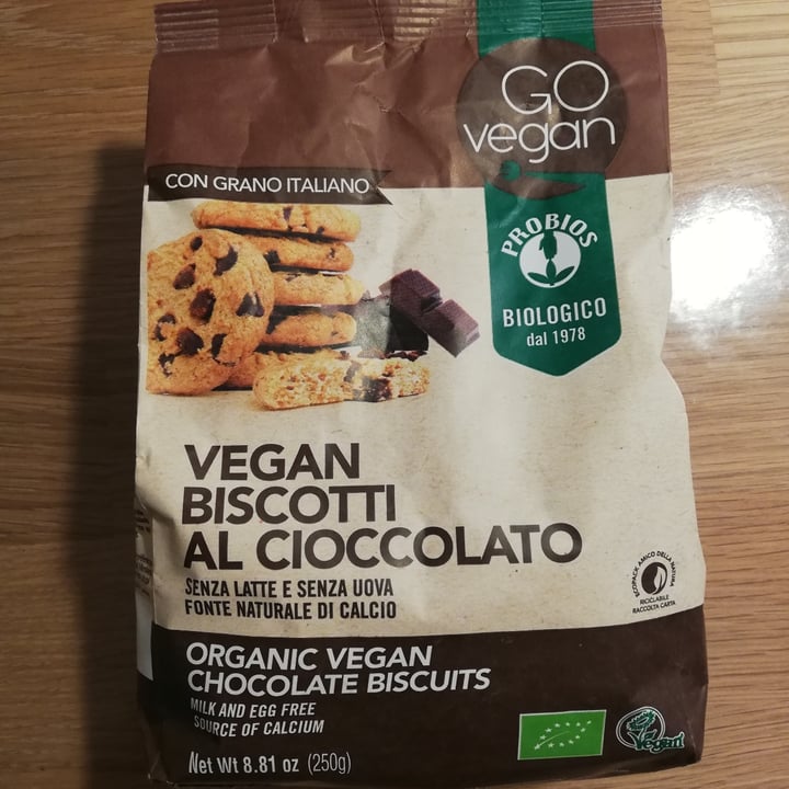 review photo of Probios Vegan Biscotti Al Cioccolato shared by @raffy on 05 May 2022 - review