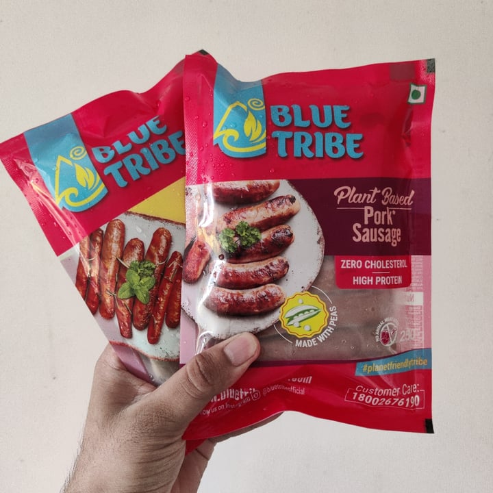photo of Blue tribe Smoked Chicken and Pork Sausages shared by @wakaflockaflame on  08 Sep 2021 - review