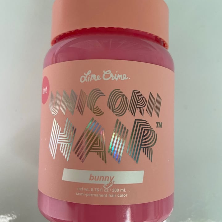 review photo of Lime Crime Unicorn Hair Bunny shared by @marianamontanozv on 03 Jun 2021 - review