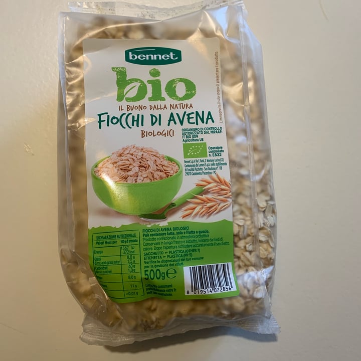 photo of Bennet bio Fiocchi Di Avena shared by @saracipolla on  29 Apr 2022 - review