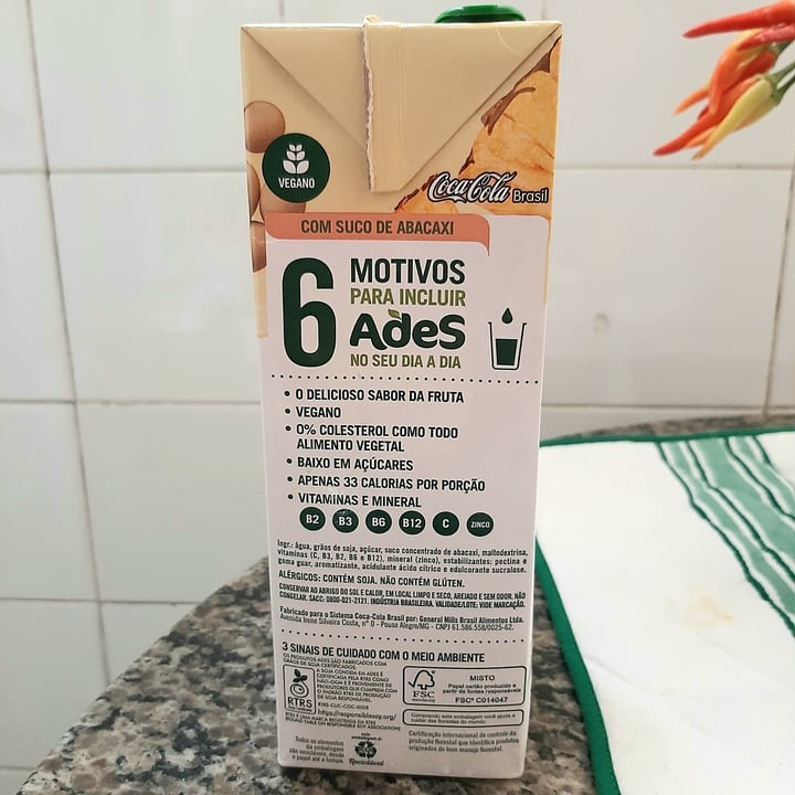 review photo of Ades Ades de soja sabor abacaxi shared by @rosesilva on 02 Jun 2022 - review