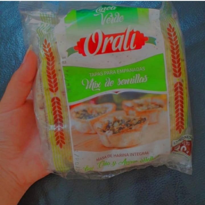photo of Orali Tapa para Empanada Mix de Semillas shared by @paulinagonzale on  17 Mar 2021 - review