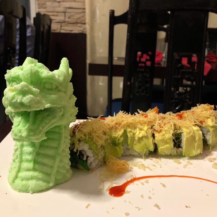 photo of Asia Fusion Sushi Dragon fire Vegan roll shared by @franzepam on  11 Jul 2022 - review