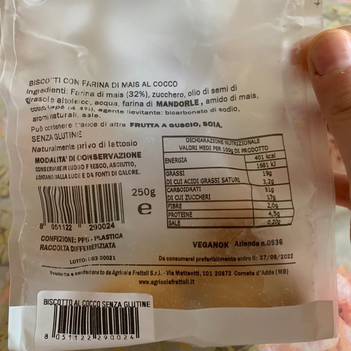 review photo of Agricola Frettoli Biscotti al cocco shared by @lucreziavilla on 14 Mar 2022 - review