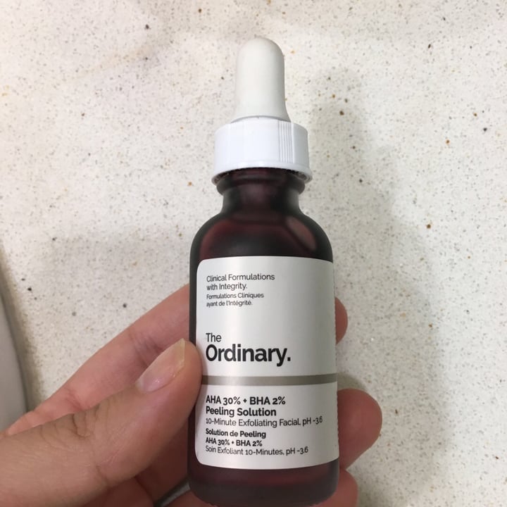photo of The Ordinary AHA 30% + BHA 2% Peeling Solution shared by @cecilmirh on  16 Aug 2019 - review