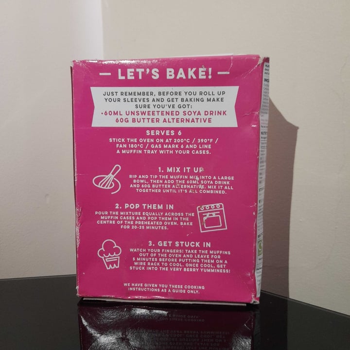 photo of ASDA Vegan berry & coconut breakfast muffin mix shared by @rachaeljones on  07 Apr 2022 - review