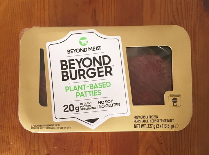 photo of Beyond Meat Beyond Burger Plant-Based Patties shared by @marinalmeida on  29 Aug 2019 - review