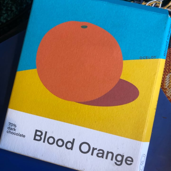 review photo of Ocelot Blood orange 70% dark chocolate shared by @stephh on 01 Mar 2022 - review