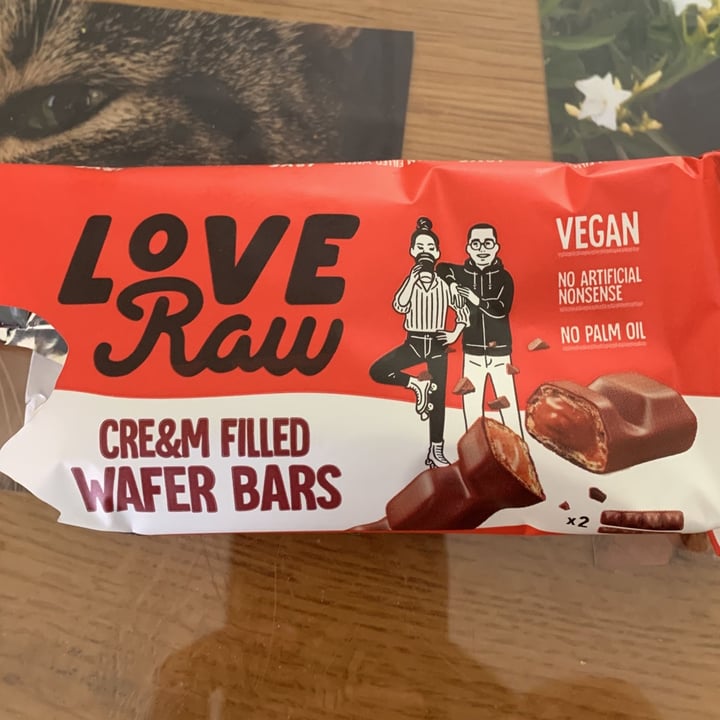 photo of LoveRaw Cre&m Filled Wafer Bars shared by @bari on  14 Apr 2021 - review
