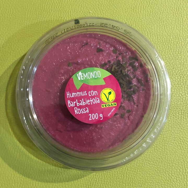 review photo of Vemondo hummus alla barbabietola shared by @fediliberti on 22 Apr 2022 - review