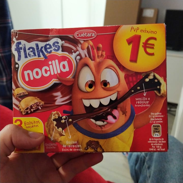 photo of Cuétara Flakes nocilla shared by @zzzcos on  17 Mar 2021 - review