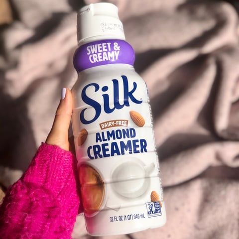 Silk Almond Creamer, Dairy Free, Sweet & Creamy 32 Fl Oz
