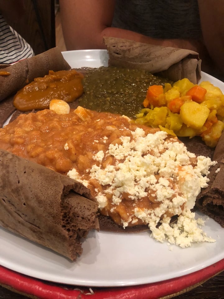 photo of Saba's Ethiopian Restaurant Vegetarian combo shared by @samby327 on  02 Jan 2019 - review