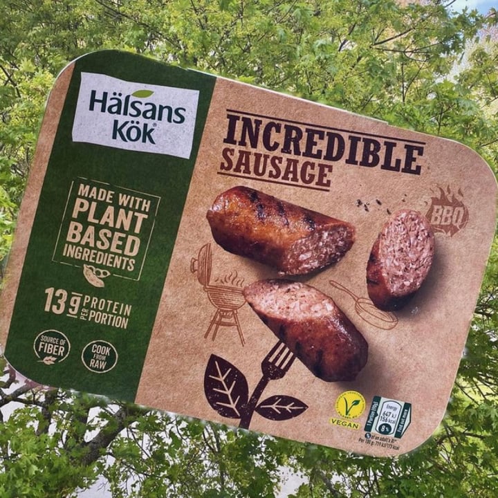 photo of Hälsans kök Incredible Sausage shared by @mariacs on  21 Feb 2021 - review