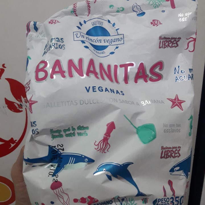 review photo of Un Rincón Vegano Bananitas Galletitas Dulces con sabor a Banana shared by @levonjesus on 12 Nov 2021 - review