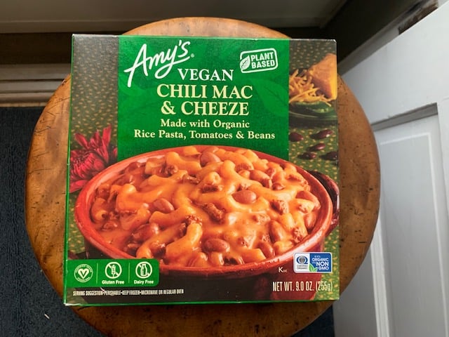 photo of Amy’s Vegan Chili Mac & Cheeze shared by @jeremytheape on  23 Mar 2022 - review