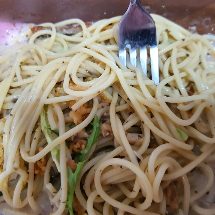photo of Mong Cha Cha Cafe 梦茶茶 Truffled Mushroom Spaghetti shared by @hengguanhou on  20 Apr 2022 - review