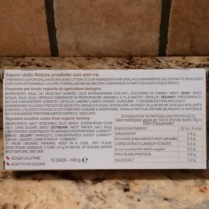 review photo of Sapori dalla natura Dado vegetali senza lievito shared by @silviatova on 26 Jun 2022 - review