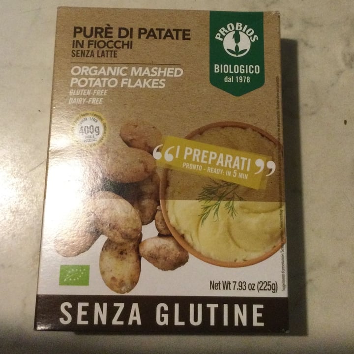 photo of Probios purè di patate in fiocchi shared by @chiararaia on  09 Jun 2022 - review