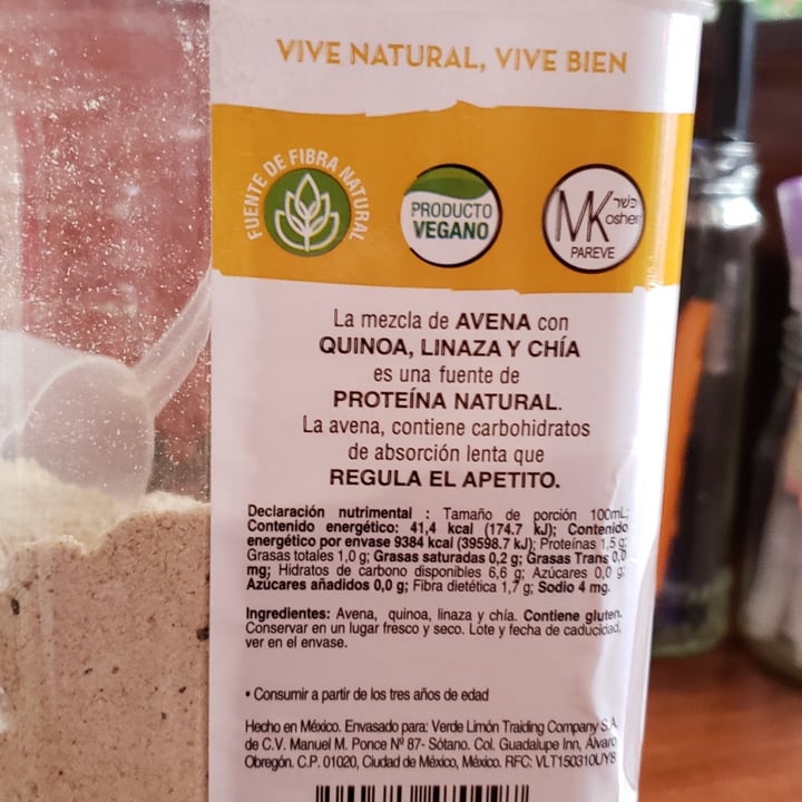 photo of Eat Natural Lima Limon Quinoa Avena Linaza Y Chía shared by @gisellenun on  05 Oct 2021 - review